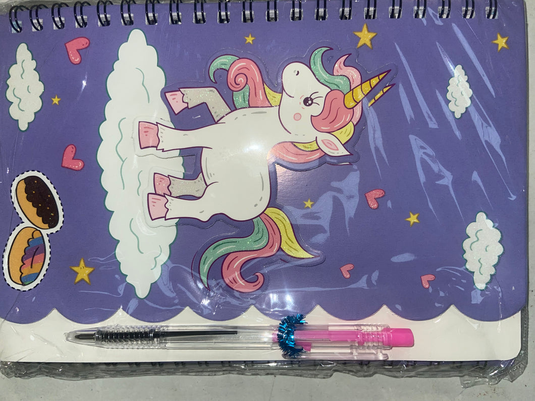 I4 LIBRETA UNICORNIO 12PZ