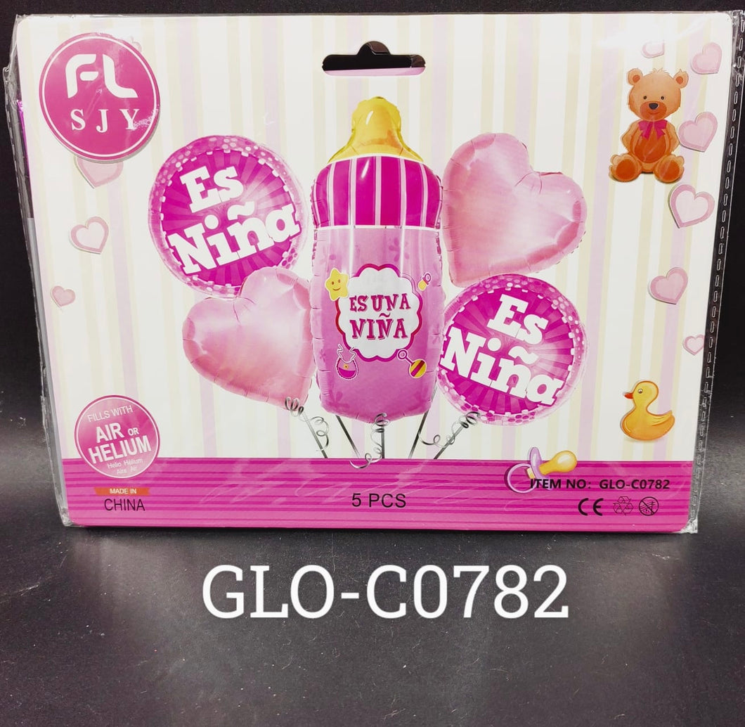 A2 GLOBO MAMILA ROSA 12PZ